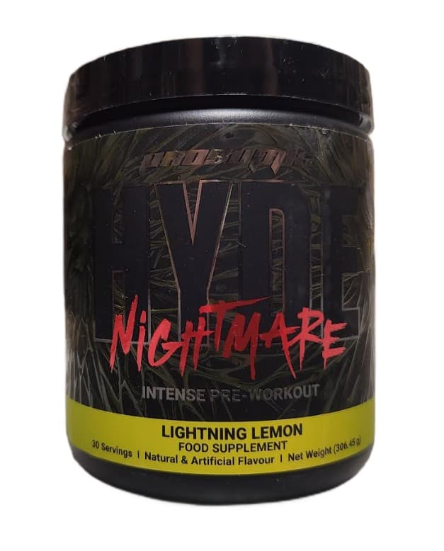Prosupps - Nightmare, Lightning Lemon - 306g – Prosupps förpackning