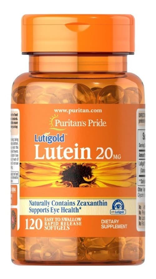 Puritan's Pride - Lutigold Lutein - 120 Sgels