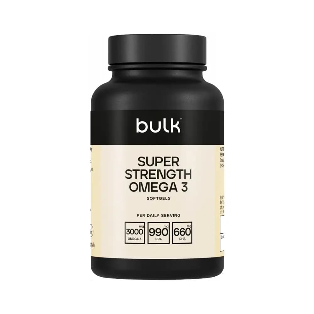 Bulk Super Strength Omega 3 – Aceite de pescado sin aroma – Bulk empaque
