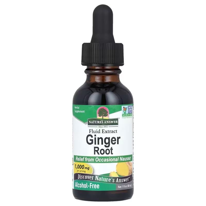 Nature's Answer Ginger Root Fluid Extract 1000mg - 30ml – Nature's Answer packaging