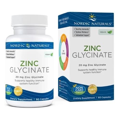 Nordic Naturals - Zinc Glycinate 30 kapsułek – Nordic Naturals opakowanie