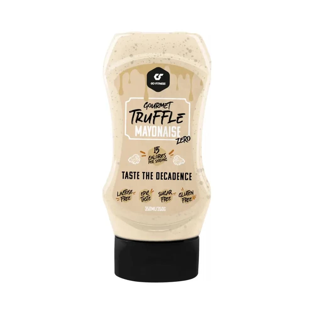 Go Fitness Zero Gourmet Sauce Trøffel Mayonnaise 350ml – Go Fitness emballage