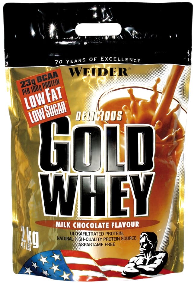 Weider - Gold Whey – Weider förpackning