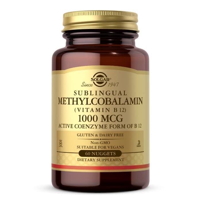 Solgar - Witamina B12 - 1000mcg, 60 tabletek – Solgar opakowanie