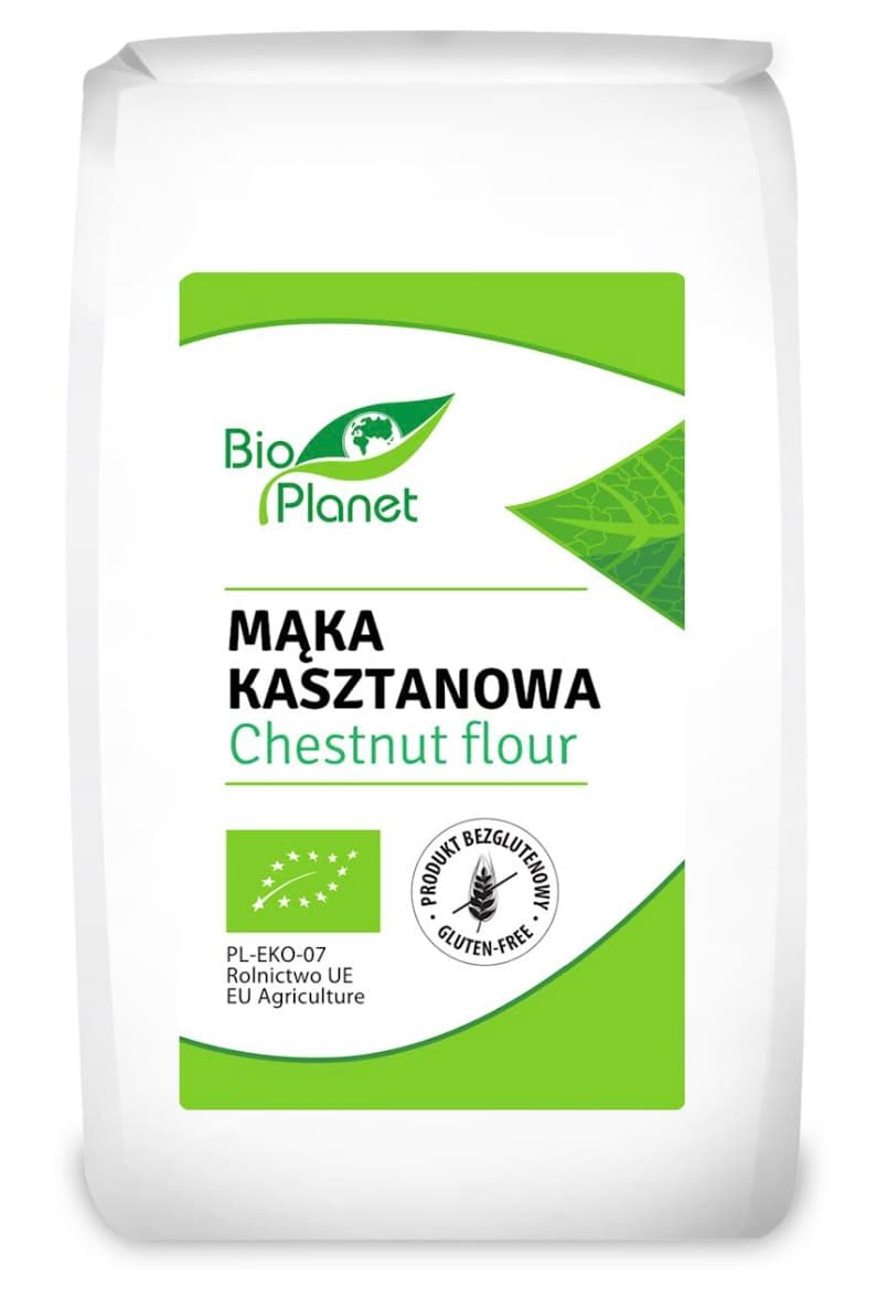 Bio Planet - Chestnut Flour - 700g – Bio Planet förpackning