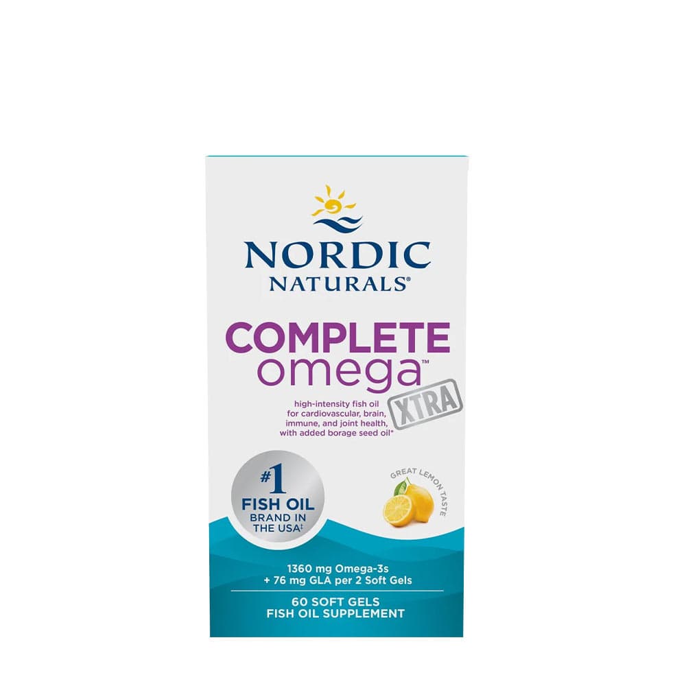 Nordic Naturals - Complete Omega Xtra - 60 Sgels – Nordic Naturals förpackning