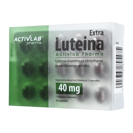 Activlab - Luteína Extra - 30 cápsulas – empaque