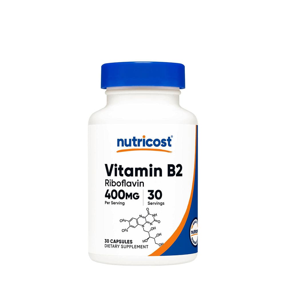 Nutricost - Vitamin B2 Riboflavin - 30 Kapseln