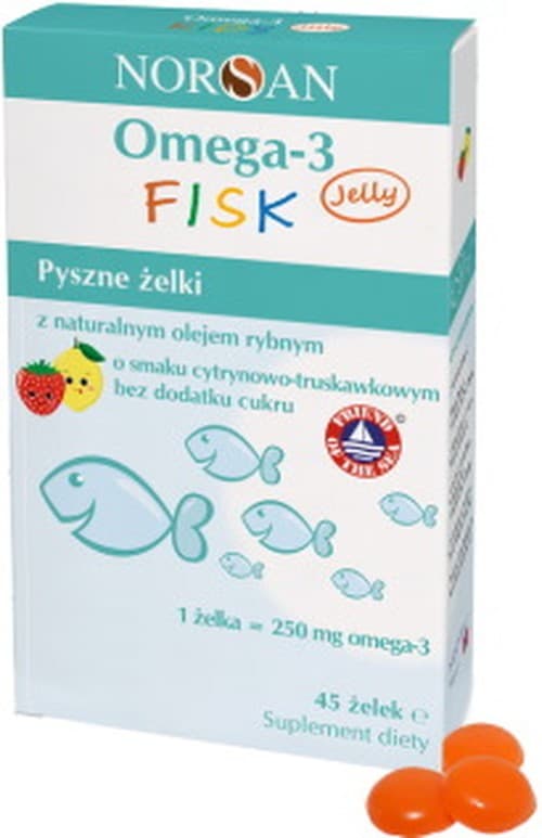 Norsan Omega-3 Fish Jelly - 45 Gummies – Norsan packaging