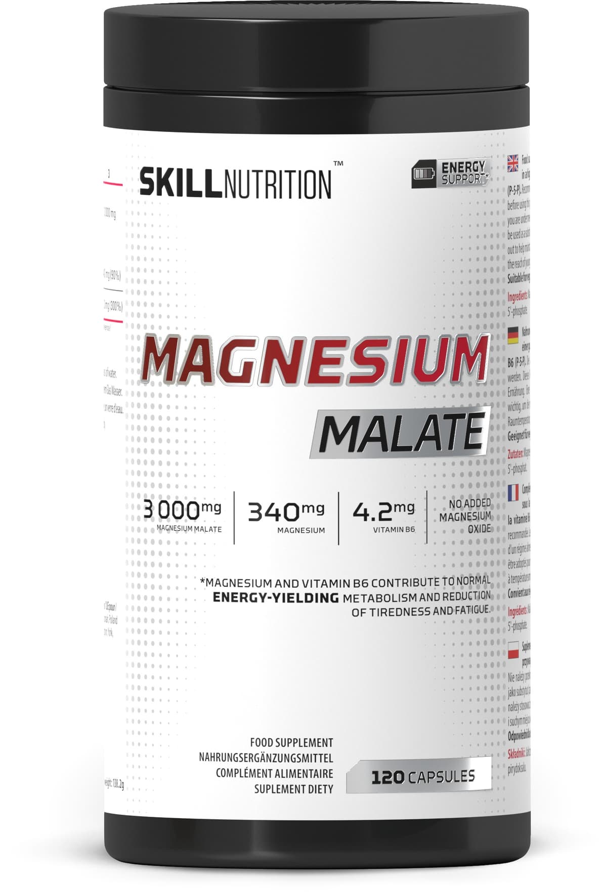 Skill Nutrition - Malato de Magnésio – Skill Nutrition packaging