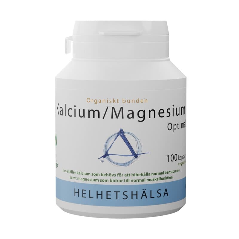 Kalcium/MagnesiumOptimal 100 cápsulas | Helhetshälsa