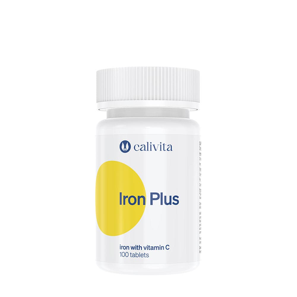 CaliVita Iron Plus - 100 comprimés – CaliVita emballage