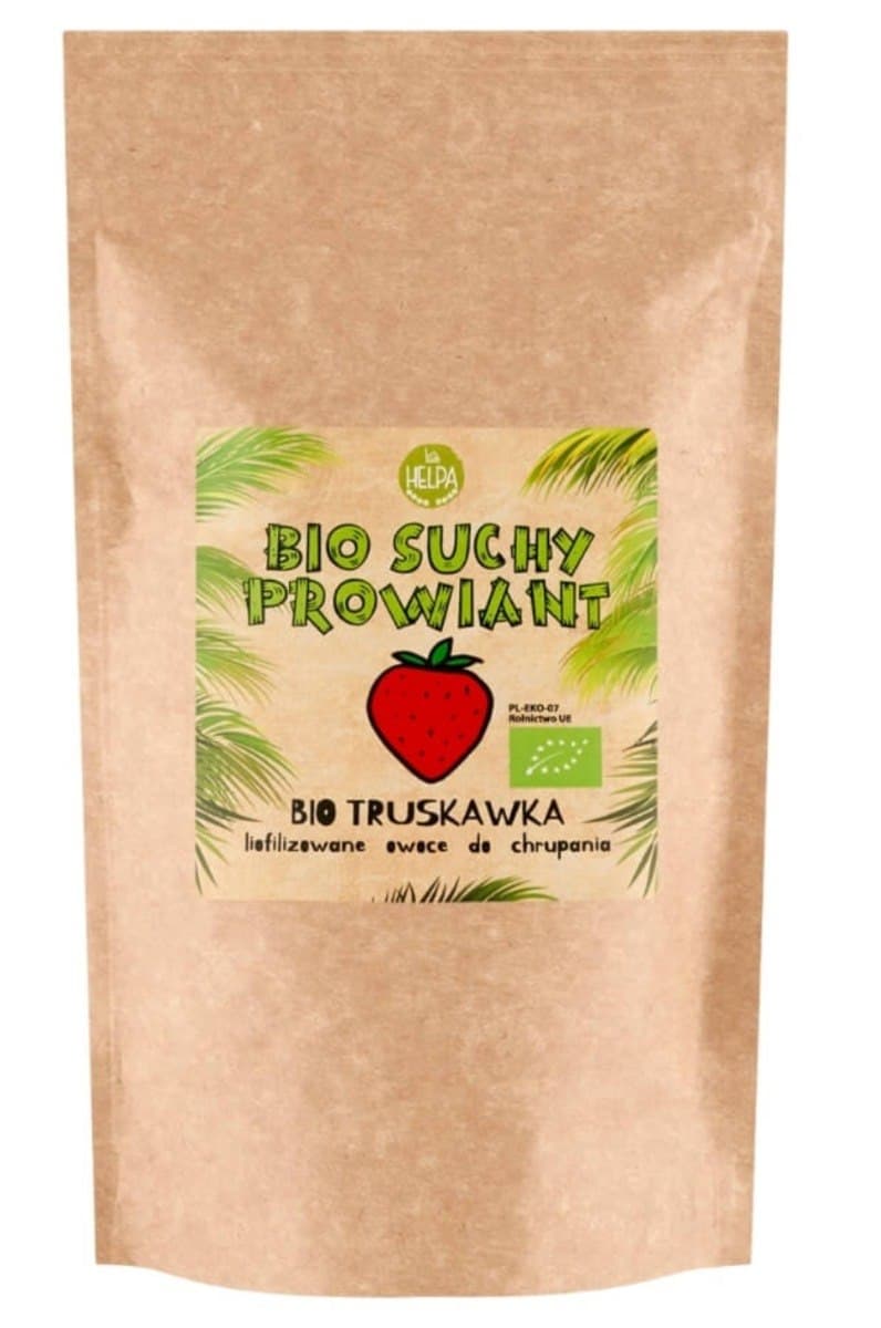 Helpa Dried Provisions Freeze-Dried Strawberries ORGANIC 20 g – helpa packaging