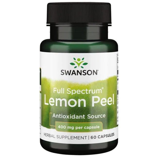Swanson Full Spectrum Lemon Peel 400 mg - 60 kapslar