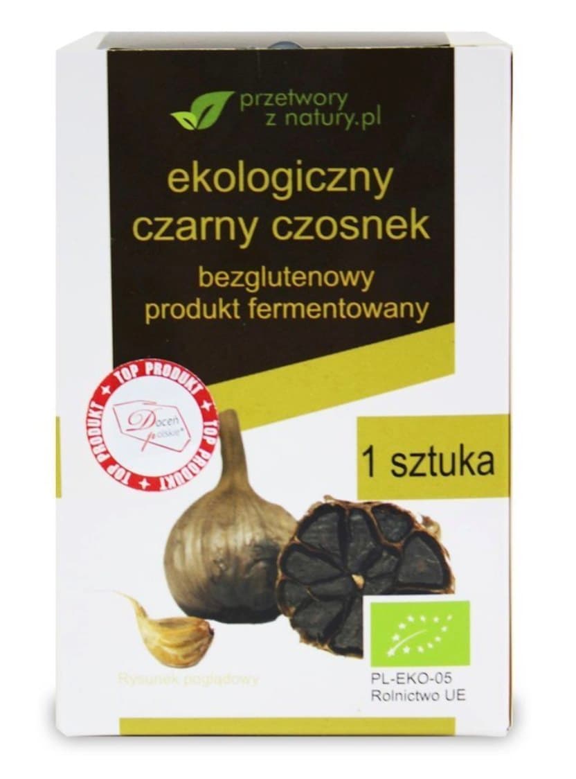 Bio Planet Przetwory Z Natury Svart Vitlök Økologisk Glutenfri 1 stk – Przetwory z Natury packaging