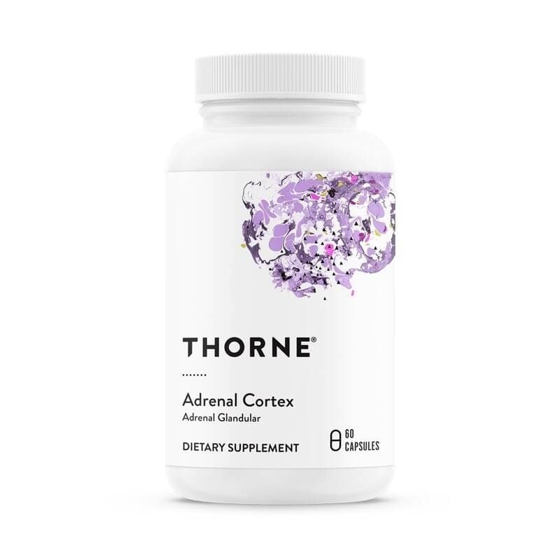 Thorne Adrenal Cortex 50 mg – 60 kapslar – Thorne förpackning
