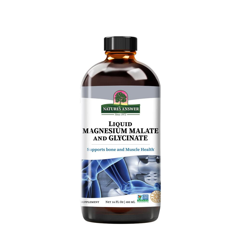 Nature's Answer - Liquid Magnesium Malate And Glycinate 480 ml – Nature's Answer opakowanie