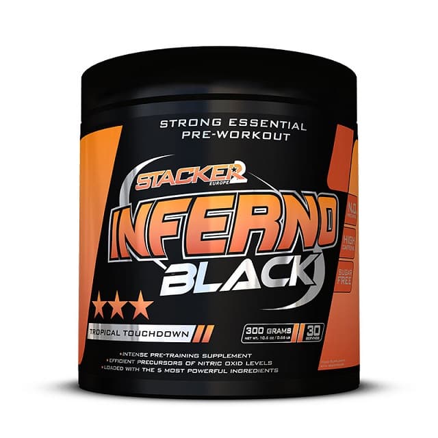 Stacker2 - Inferno Black - Pre-Workout Energie – Stacker2 verpakking