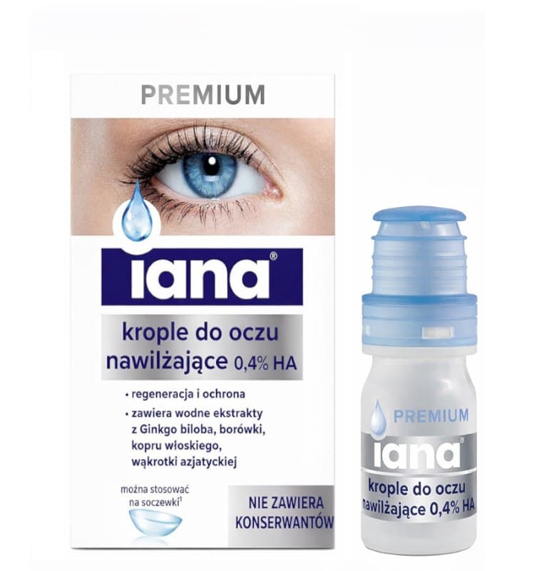 Iana - Premium Eye Drops Moisturizing Preservative-Free 10ml