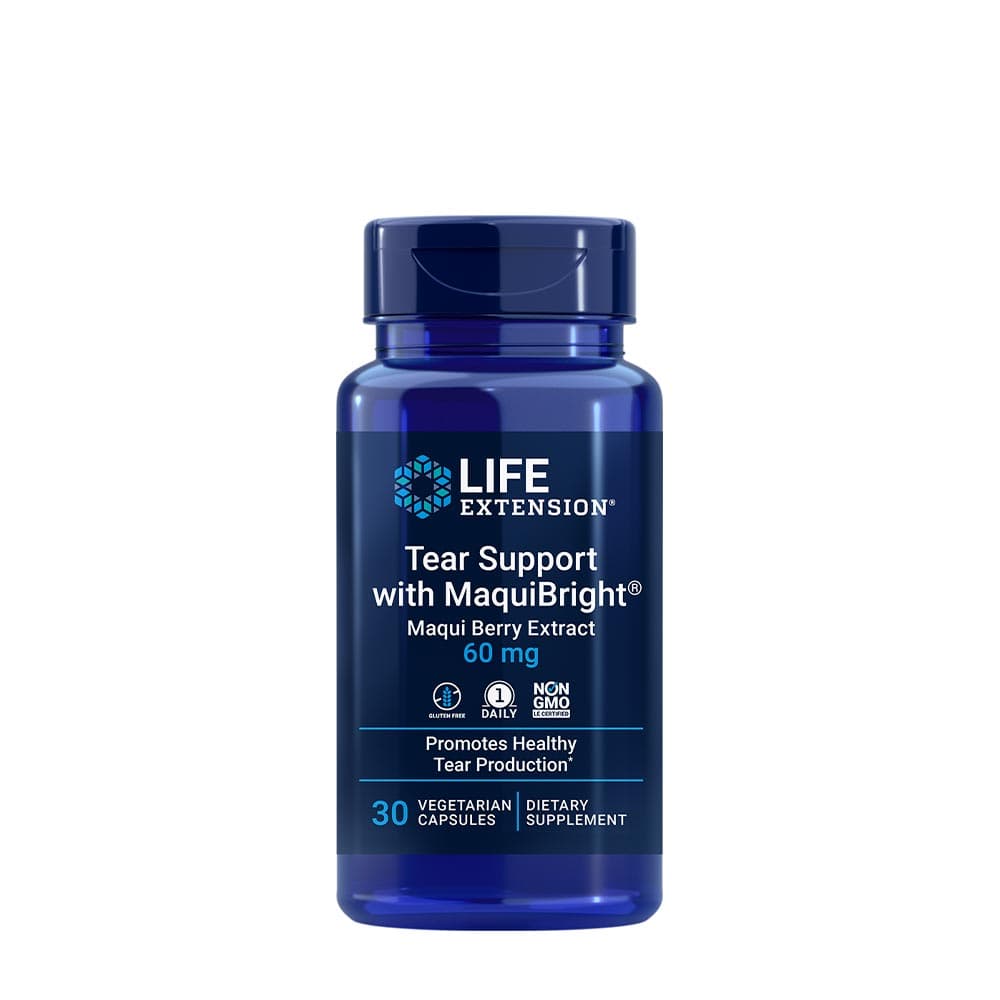 Life Extension Tear Support With Maquibright 60 mg - 30 kapslar – Life Extension förpackning