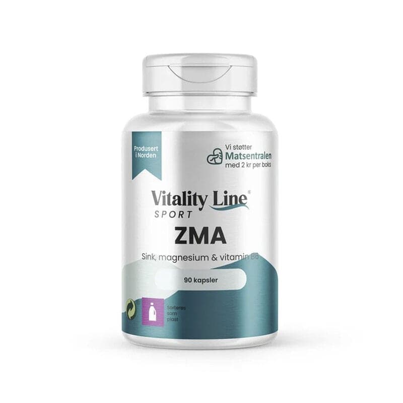 ZMA Sport 90 Capsules | Vitality Line – Vitality Line packaging