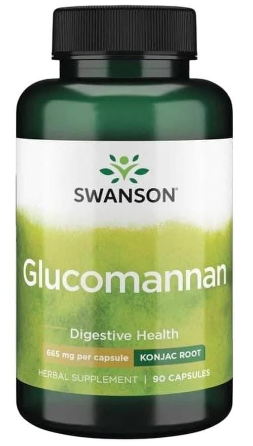 Swanson Glucomannan 665 mg - 90 capsules – Swanson packaging