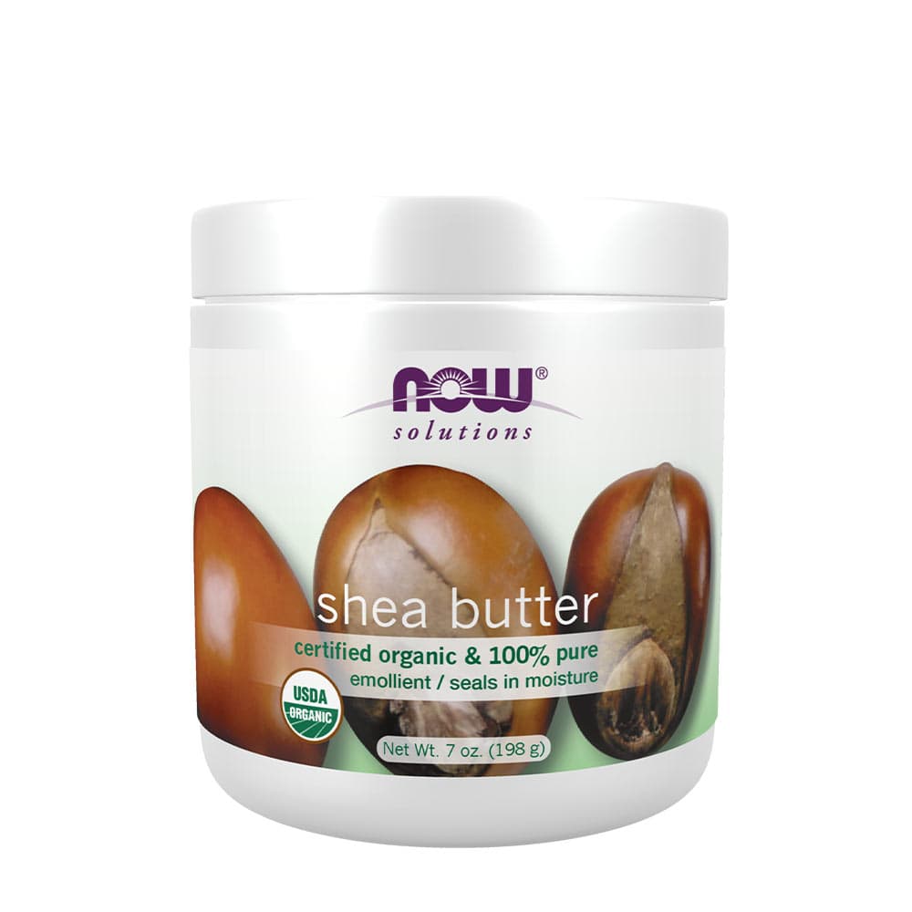 NOW Foods - Organic Shea Butter - 207 ml – NOW Foods packaging