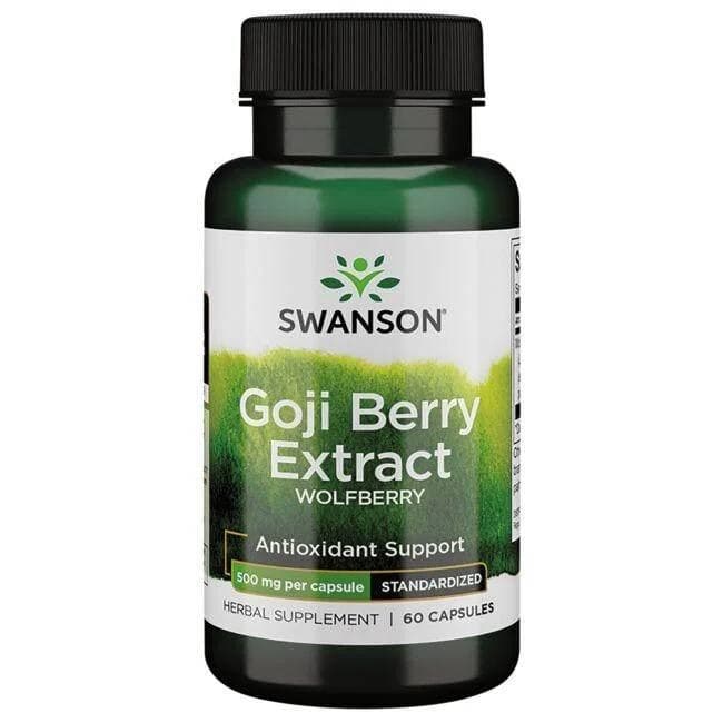 Swanson - Ekstrakt z Gojiberry - 500mg (60 kapsułek) – Swanson packaging