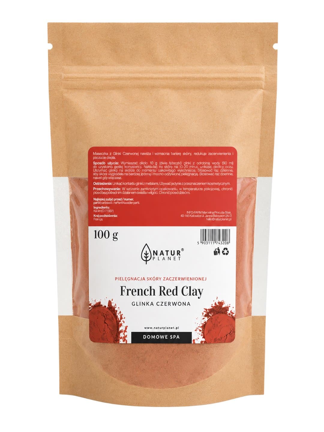 Natur Planet French Clay – Natur Planet förpackning