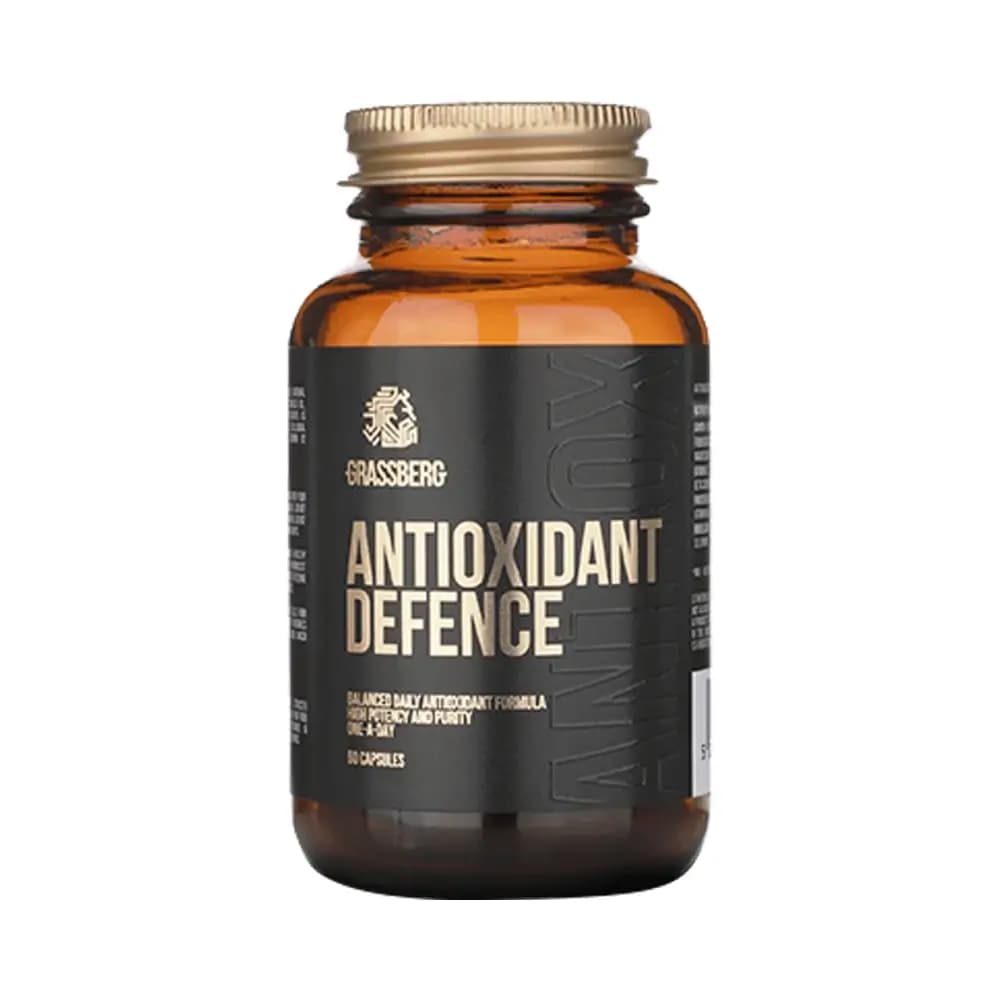Grassberg Antioxidant Defence - Bezsmakowy - 60 kapsułek – Grassberg opakowanie
