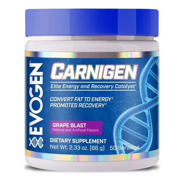 Evogen - Pó de Carnitina, Uva - 66g – Evogen embalagem