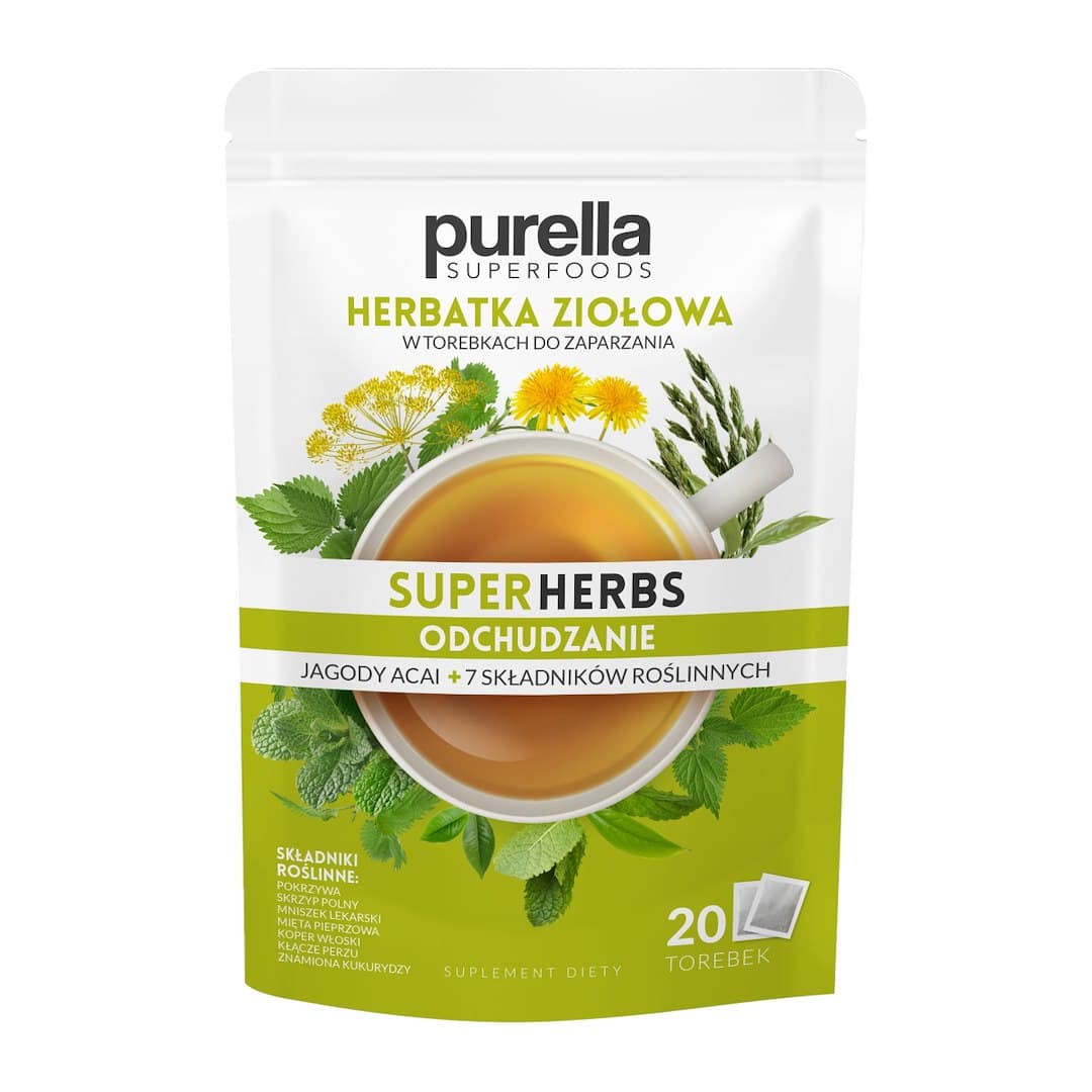 Purella - SuperHerbs Kräutertee – Verpackung