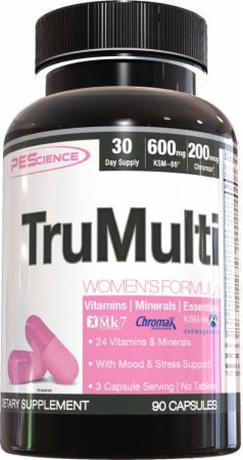 PEScience - TruMulti Women's Formula 24 vitaminer & mineraler, 3 kapslar