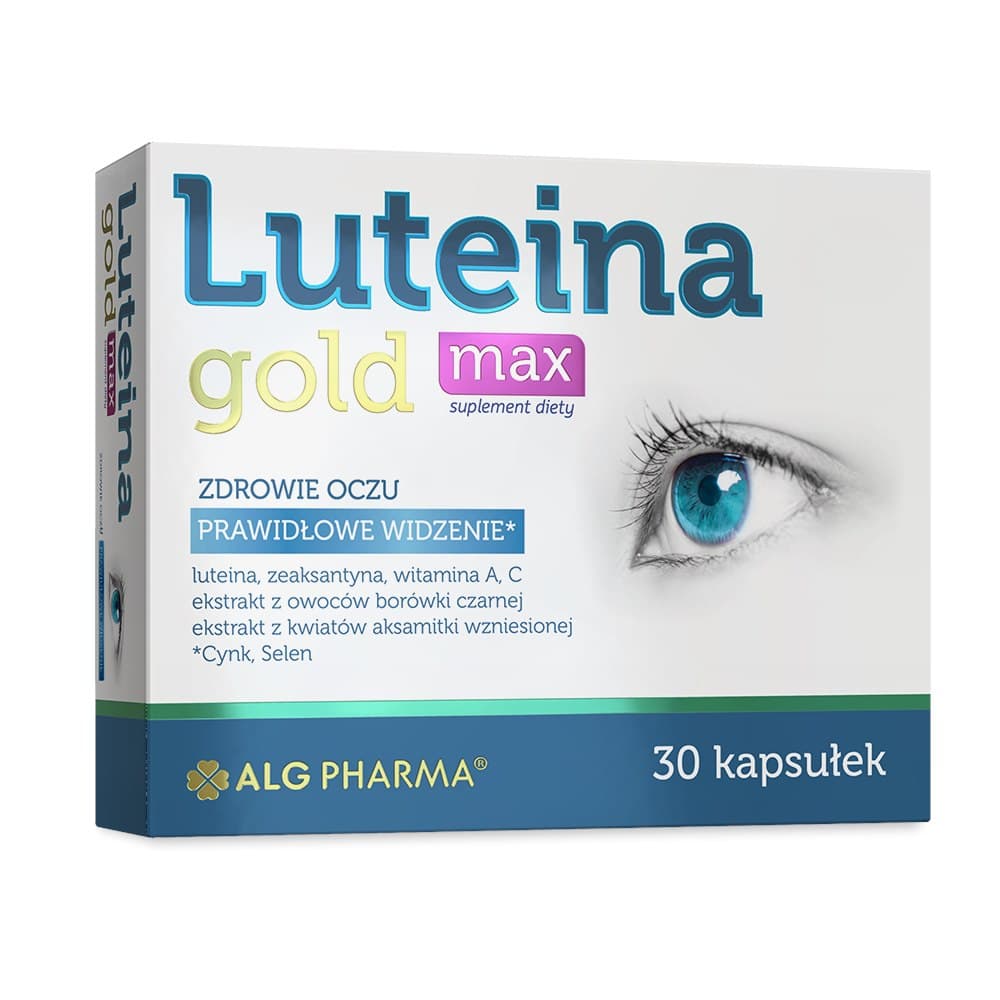 Alg Pharma Luteina Gold Max 30 kapslar – Alg Pharma packaging