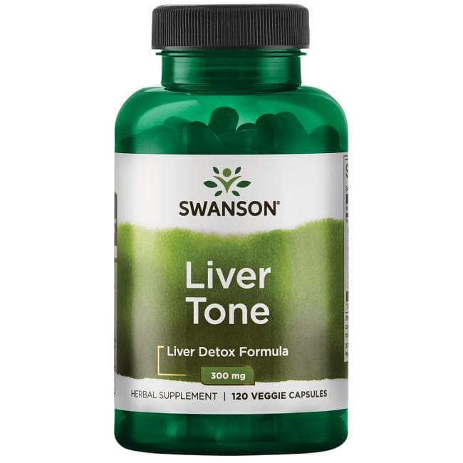 Swanson Liver Tone 300 mg, 60 kapsułek, wegańskie – Swanson packaging