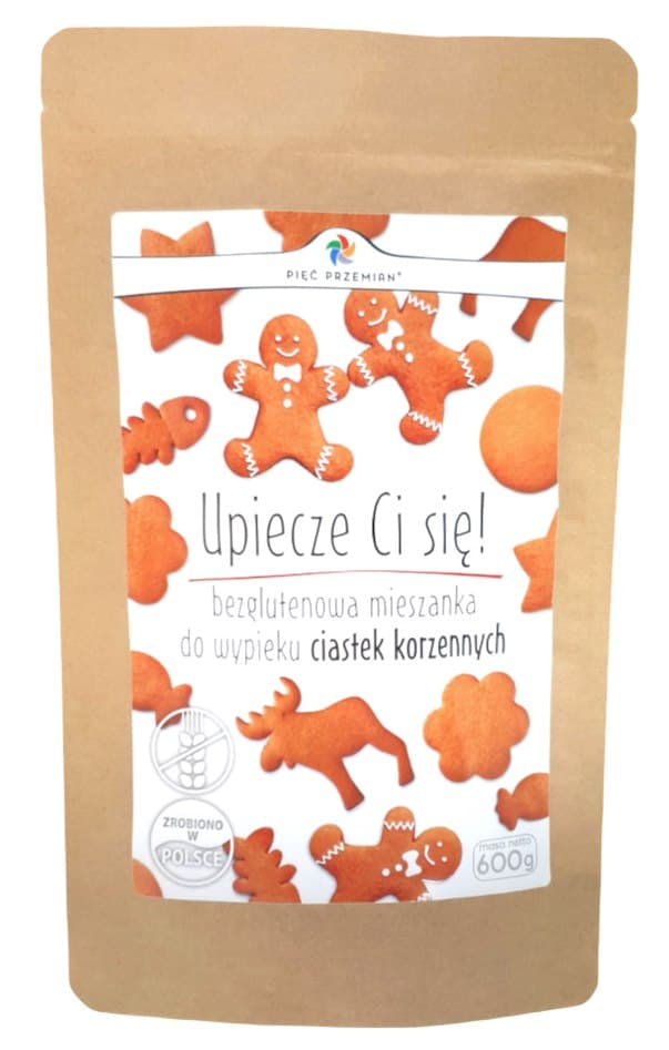 Pięć Przemian - Glutenfreie Lebkuchenmischung 600g – Pięć Przemian Verpackung