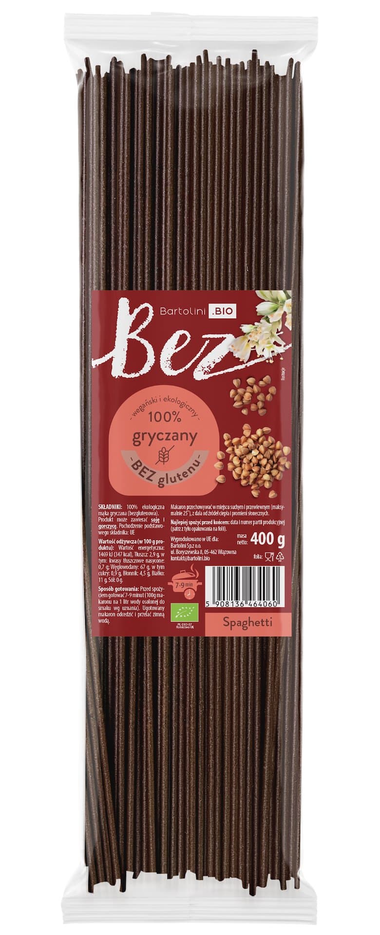 Bartolini - Buckwheat Pasta BIO Gluten-Free - 400g