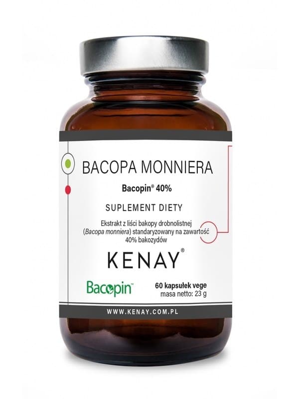 Kenay - Bacopa Monnieri - 60 Caps – Kenay förpackning
