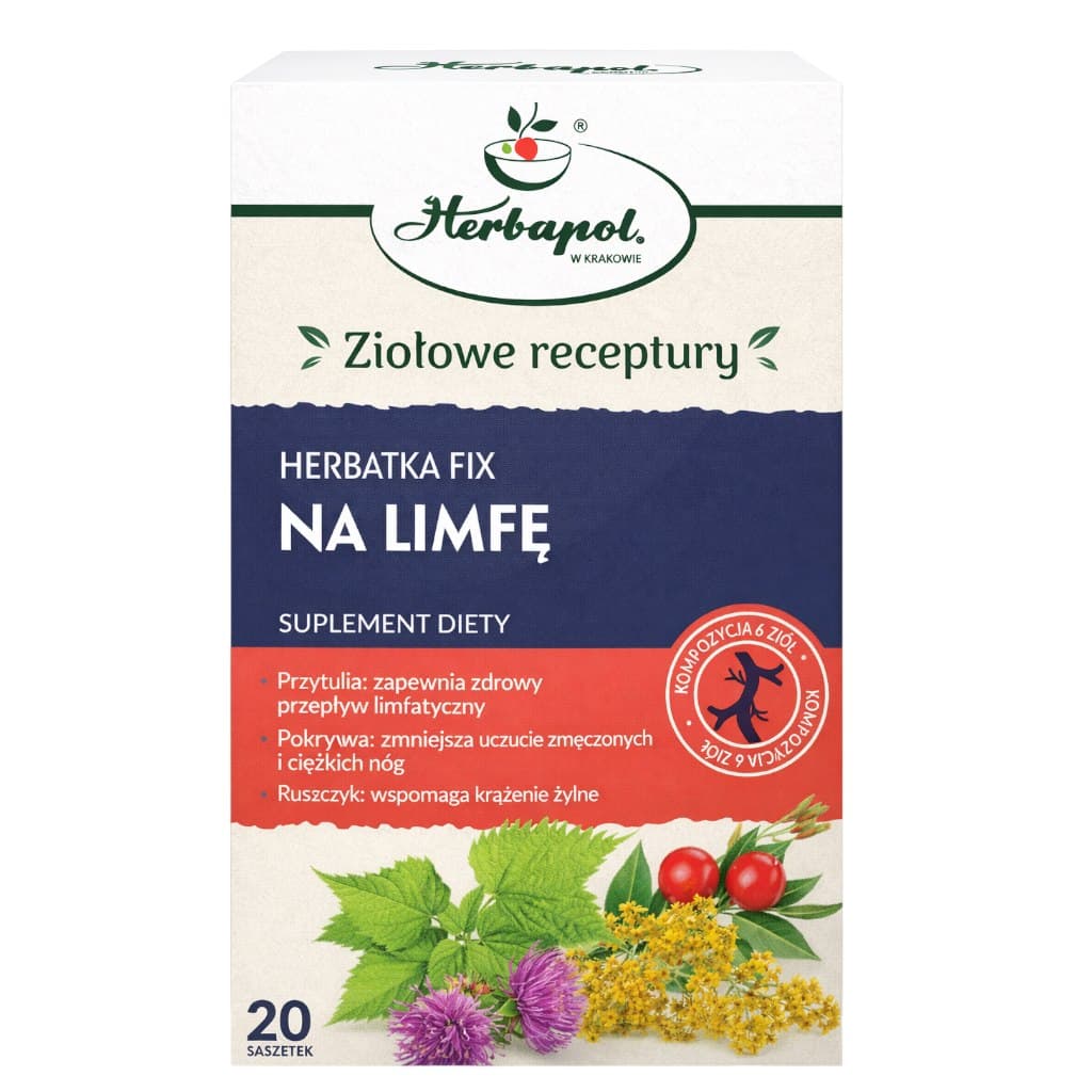 Herbapol Kraków - Lymph Support Tea - 20 Påsar