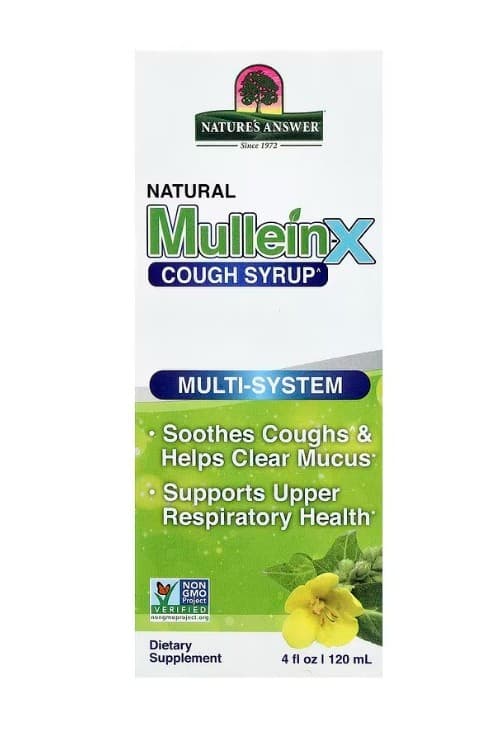 Natural Mullein-X Hoestsiroop - 120 ml | Nature's Answer