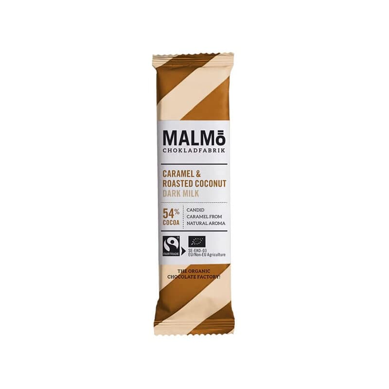 Caramel Coconut Dark Milk 25g | Malmö Chokladfabrik