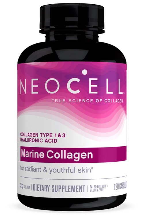 Neocell Marine Collagen Peptides 120 kapslar – Neocell förpackning