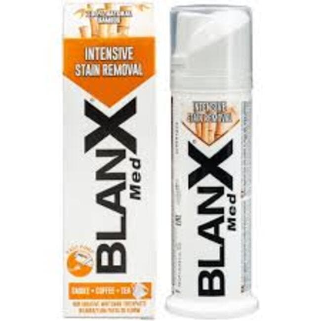 BlanX - Med Intensive Stain Removal - 75ml – BlanX förpackning