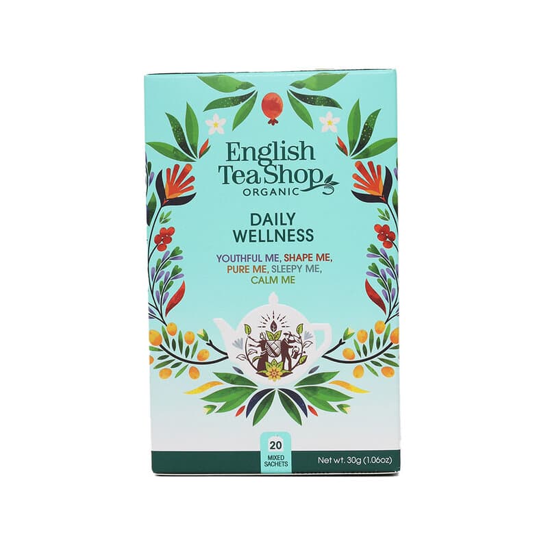 Te Daily Wellness 5 olika smaker 20 påsar | English Tea Shop