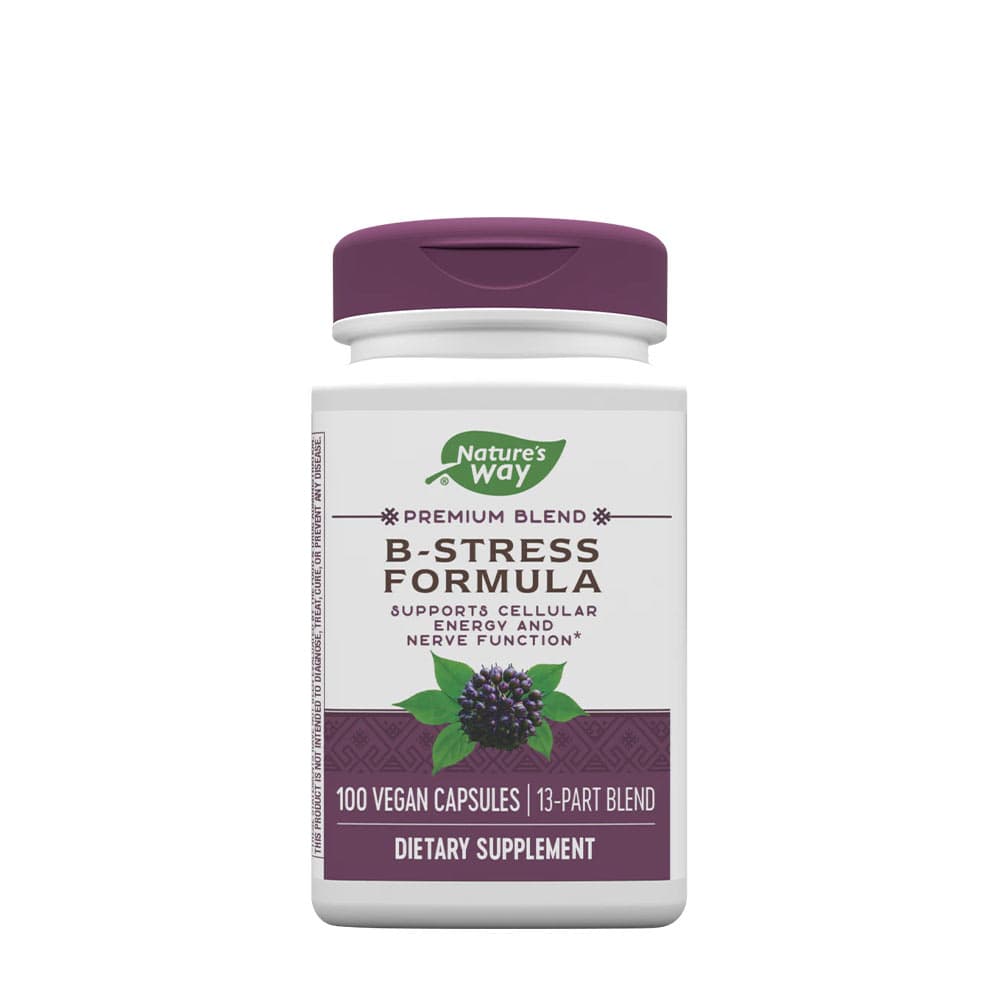 Nature's Way B-Stress Formula 100 cápsulas – Nature's Way empaque