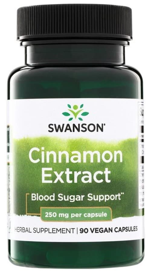 Swanson Cinnamon Extract 250mg – 90 Kapseln