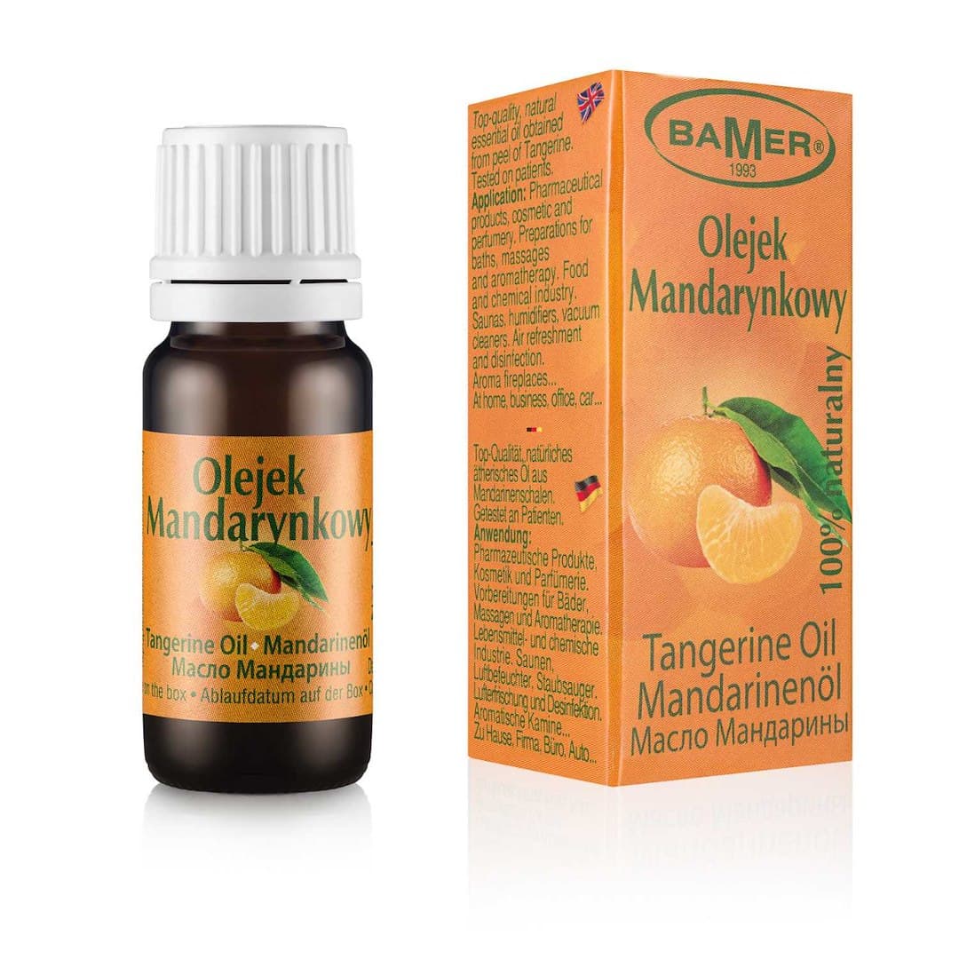 BAMER naturalny olejek eteryczny mandarynkowy 7 ml – BAMER förpackning