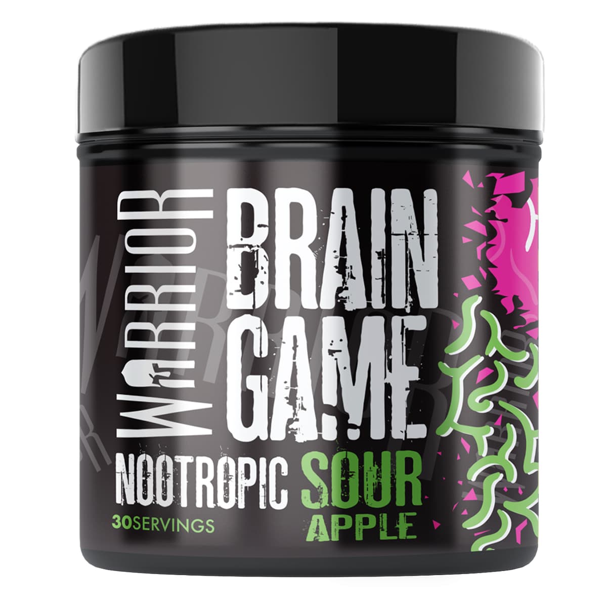 Warrior Brain Game, Sour Apple - 360g – Warrior packaging