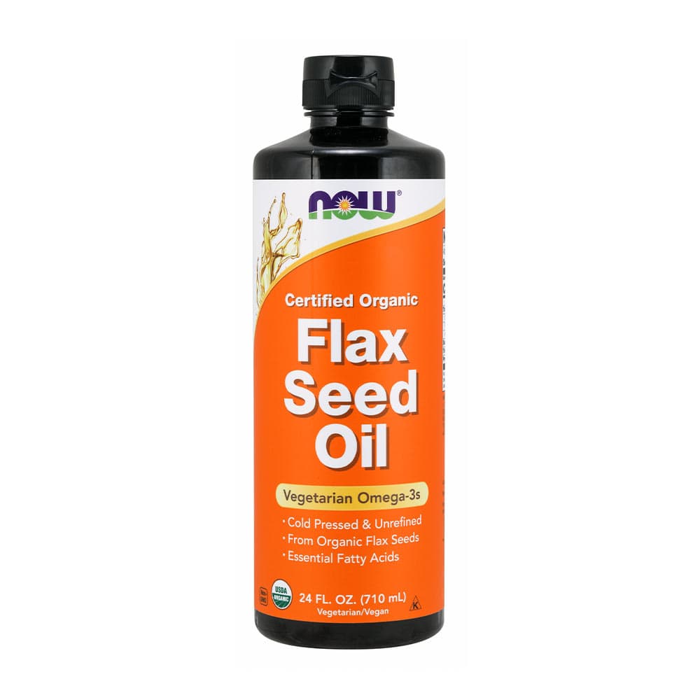 NOW Foods - Organic Flax Seed Oil - 710ml