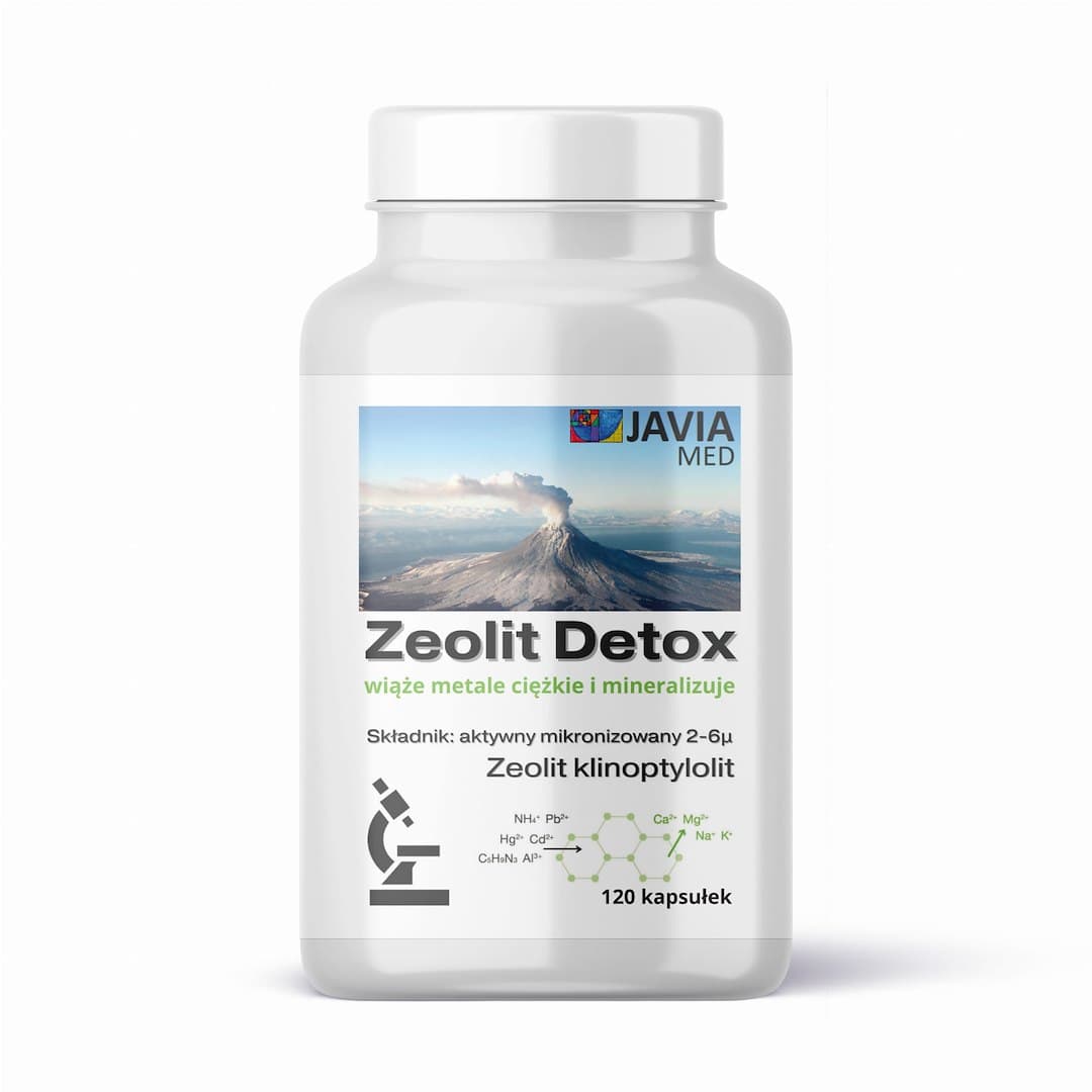 Javia Zeolite - 120 capsules – Javia packaging